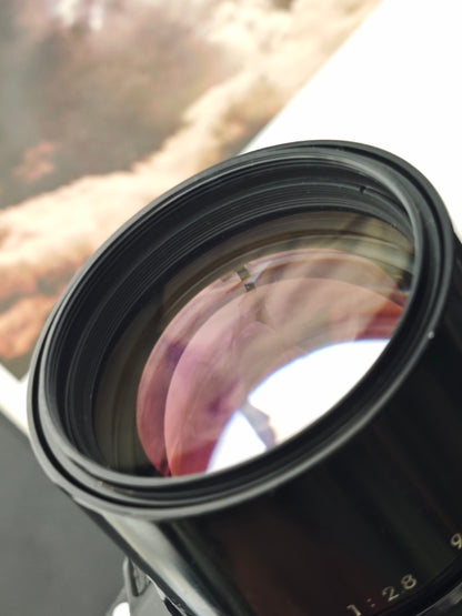 Nikon F2 black with Nikon Nikkor 135mm  F2.8 Ai-S