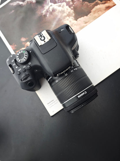 *READ* Used Canon EOS Kiss X8i with Double Zoom Kit Digital Camera #231032005762