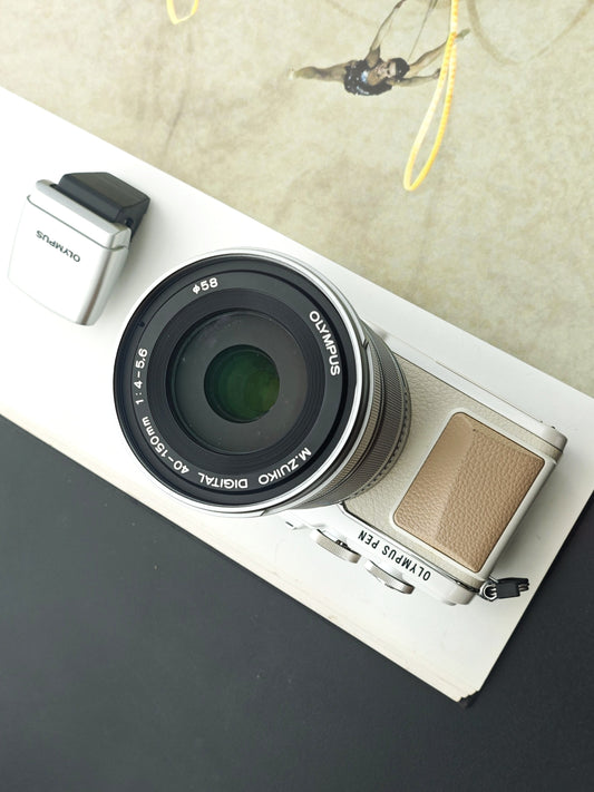 Used Olympus PEN Lite E-PL7 with 40-150mm F4-5.6 R ED MSC Digital Camera