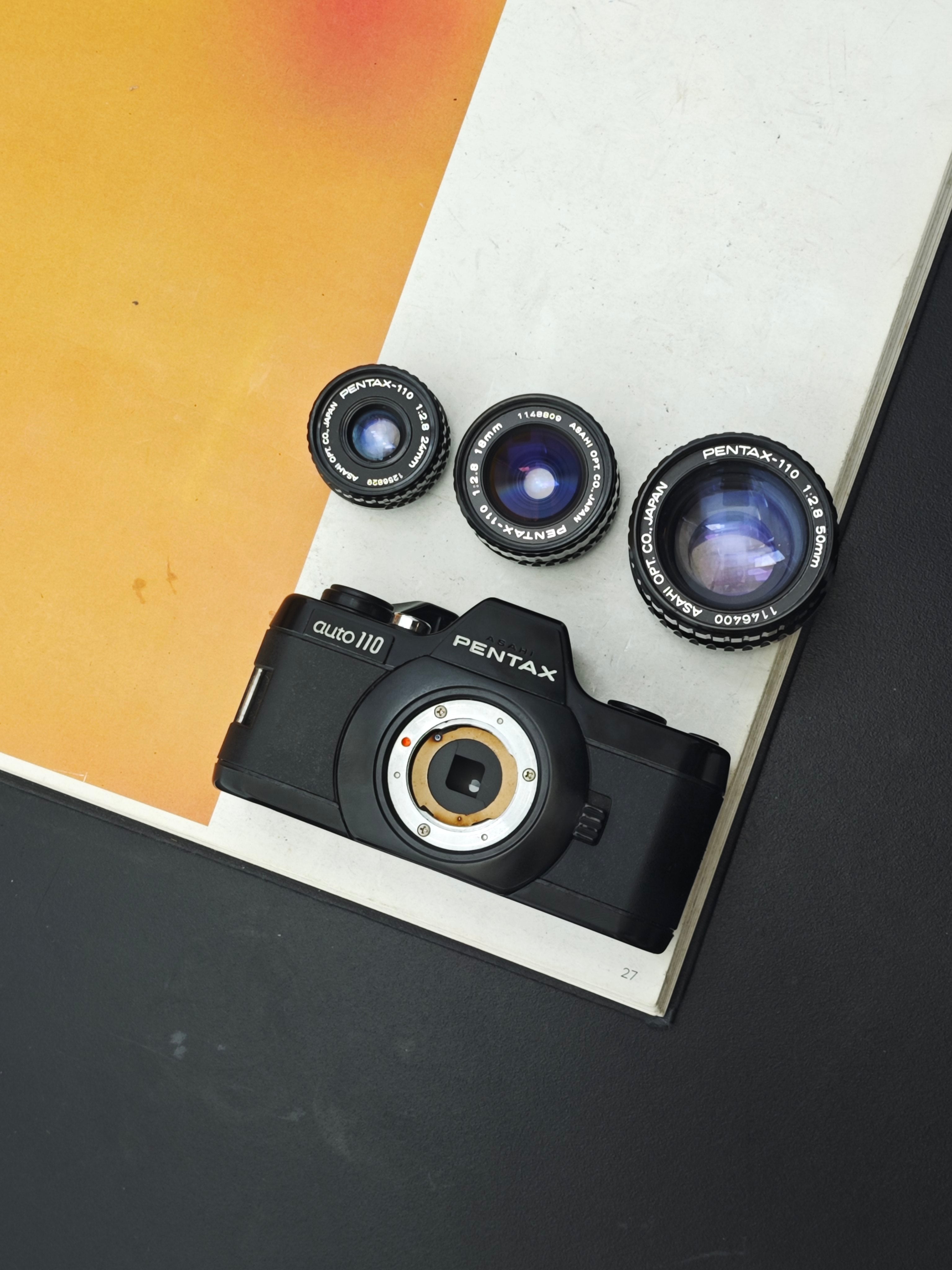 フィルムカメラ ASAHI PENTAX AUTO110 24mm F2.8#230650 PENTAX-110 24mm F2.8 Reviews - Auto 110 Prime Lenses - Pentax Lens