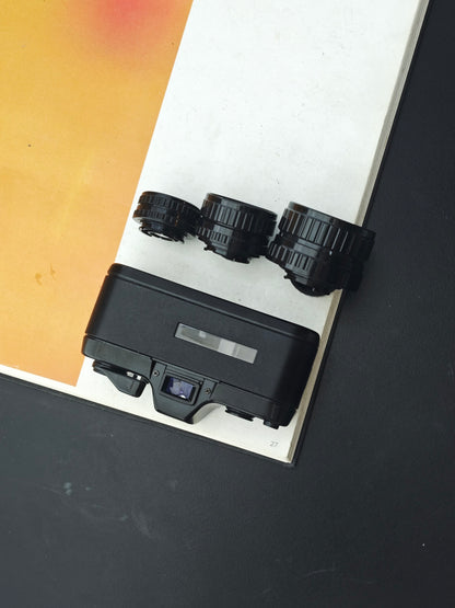 Asahi Pentax Auto 110 with 24mm F2.8, 50mm F2.8, Close-Up Lens 30.5mm