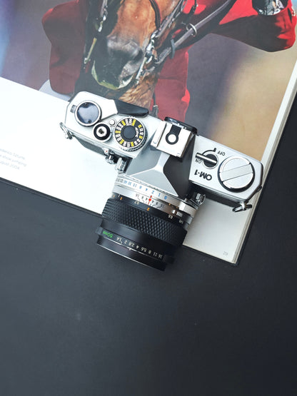 *READ* Olympus OM-1 silver with G.Zuiko Auto-S 50mm F1.4