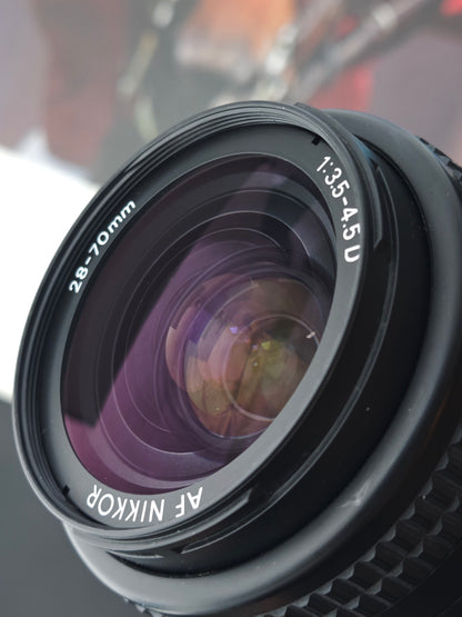 Nikon F70 with AF Nikkor 28-70mm F3.5-4.5 D