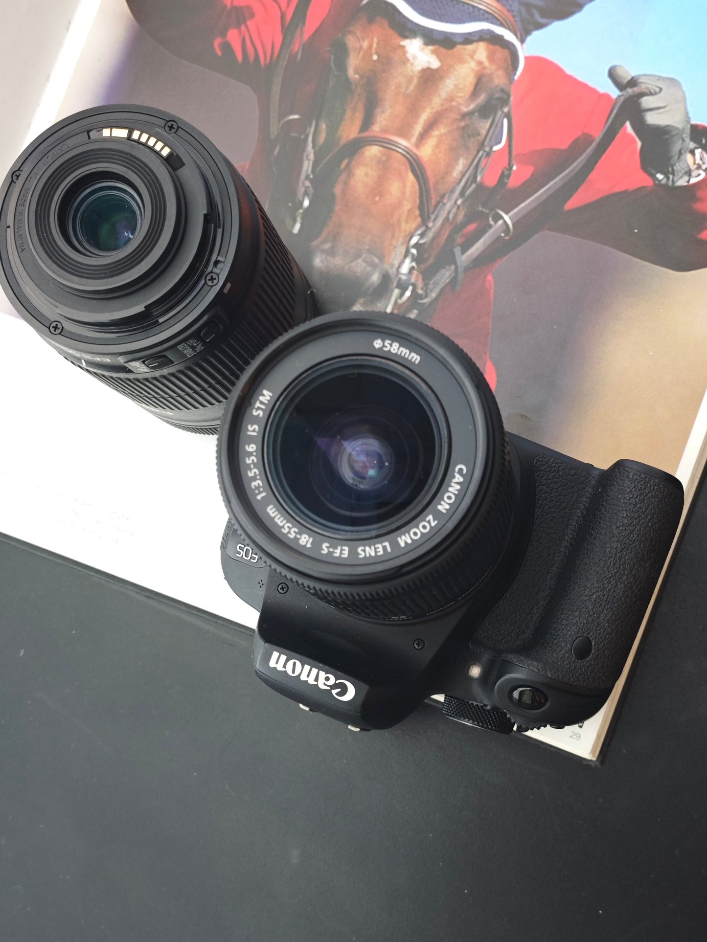 Used Canon EOS Kiss X9i with Double Zoom Kit Digital Camera