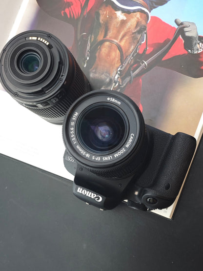 Used Canon EOS Kiss X9i with Double Zoom Kit Digital Camera