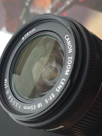 Used Canon EOS Kiss X9i with Double Zoom Kit Digital Camera