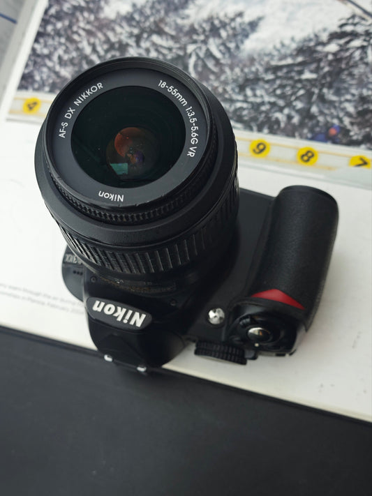 Used Nikon D3100 with AF-S Nikkor 18-55mm F3.5-5.6 G [No charger]