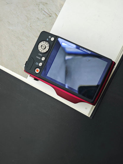 Used Olympus SZ-14 red Digital Camera [No charger]