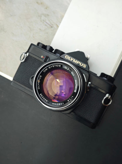 *READ* Olympus OM-1 black with G.zuiko Auto-S 50mm F1.4
