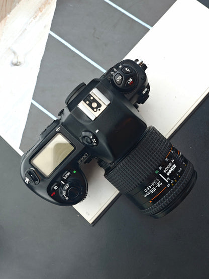 Nikon F100 with Nikon AF Nikkor 28-105mm F3.5-4.5 D
