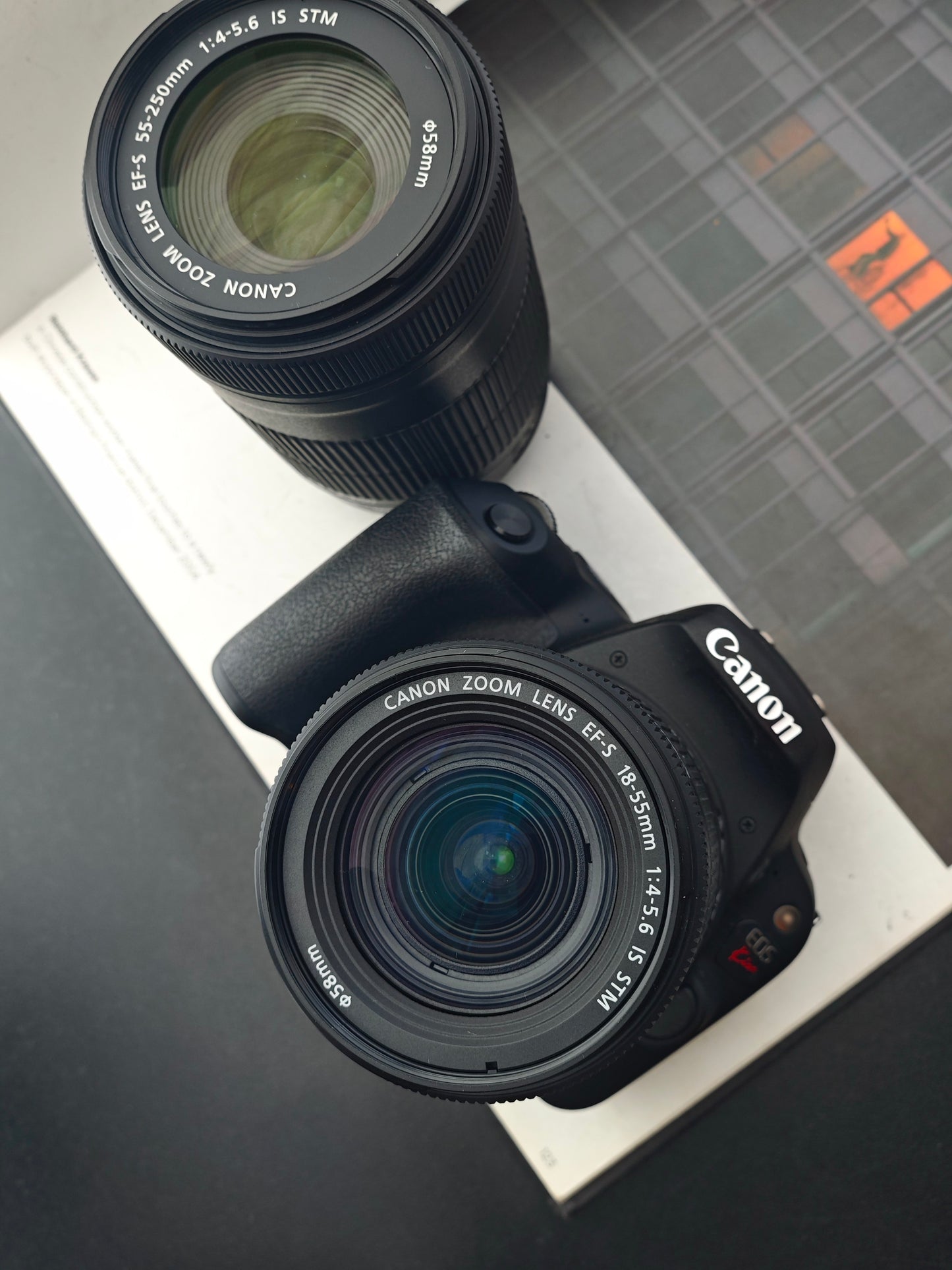 Used Canon EOS Kiss X9 with Double Zoom Kit Digital Camera
