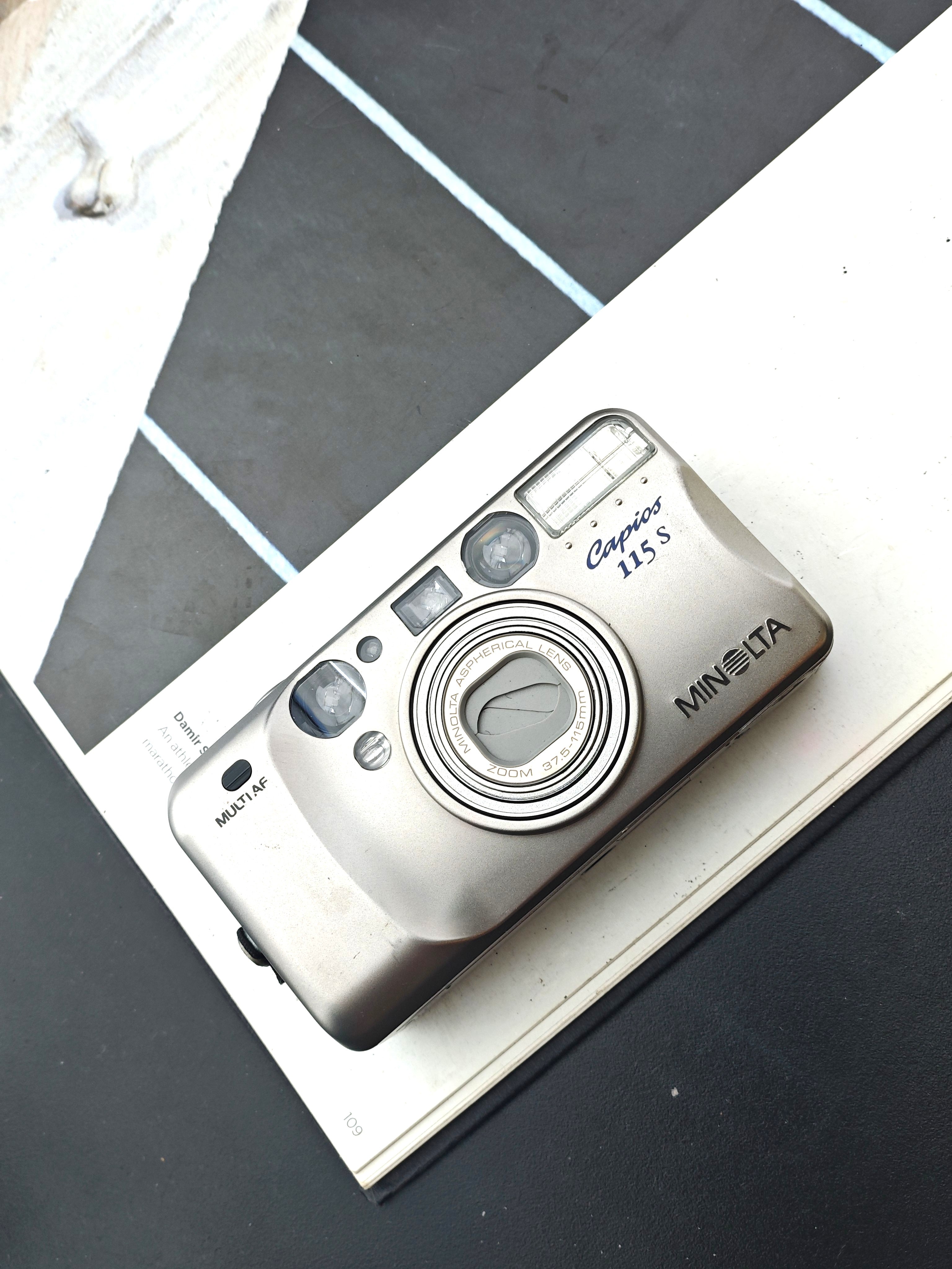 フィルムカメラ Minolta Capios 115S F0808-85-9-2v p フィルムカメラ