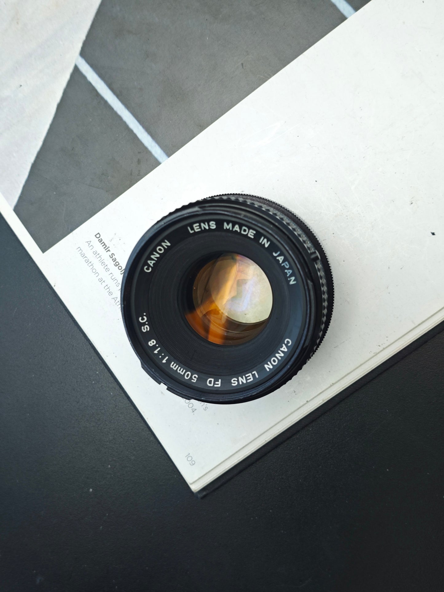 Canon Lens FD 50mm F1.8 S.C