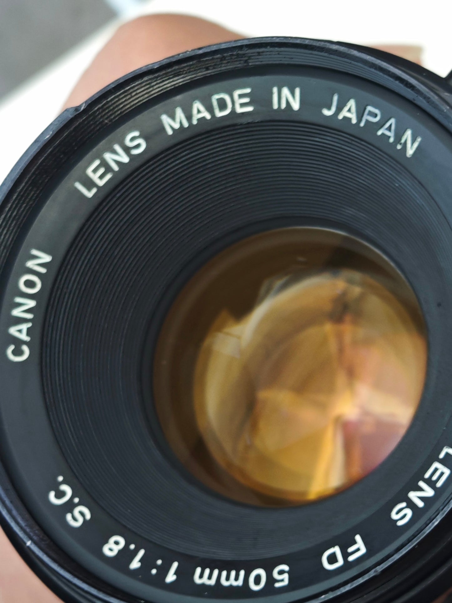 Canon Lens FD 50mm F1.8 S.C