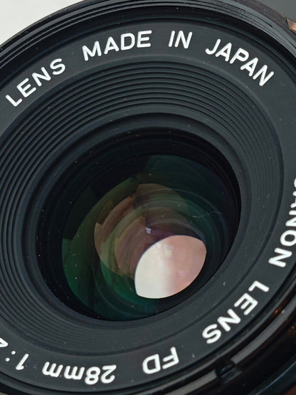 Canon Lens FD 28mm F2.8