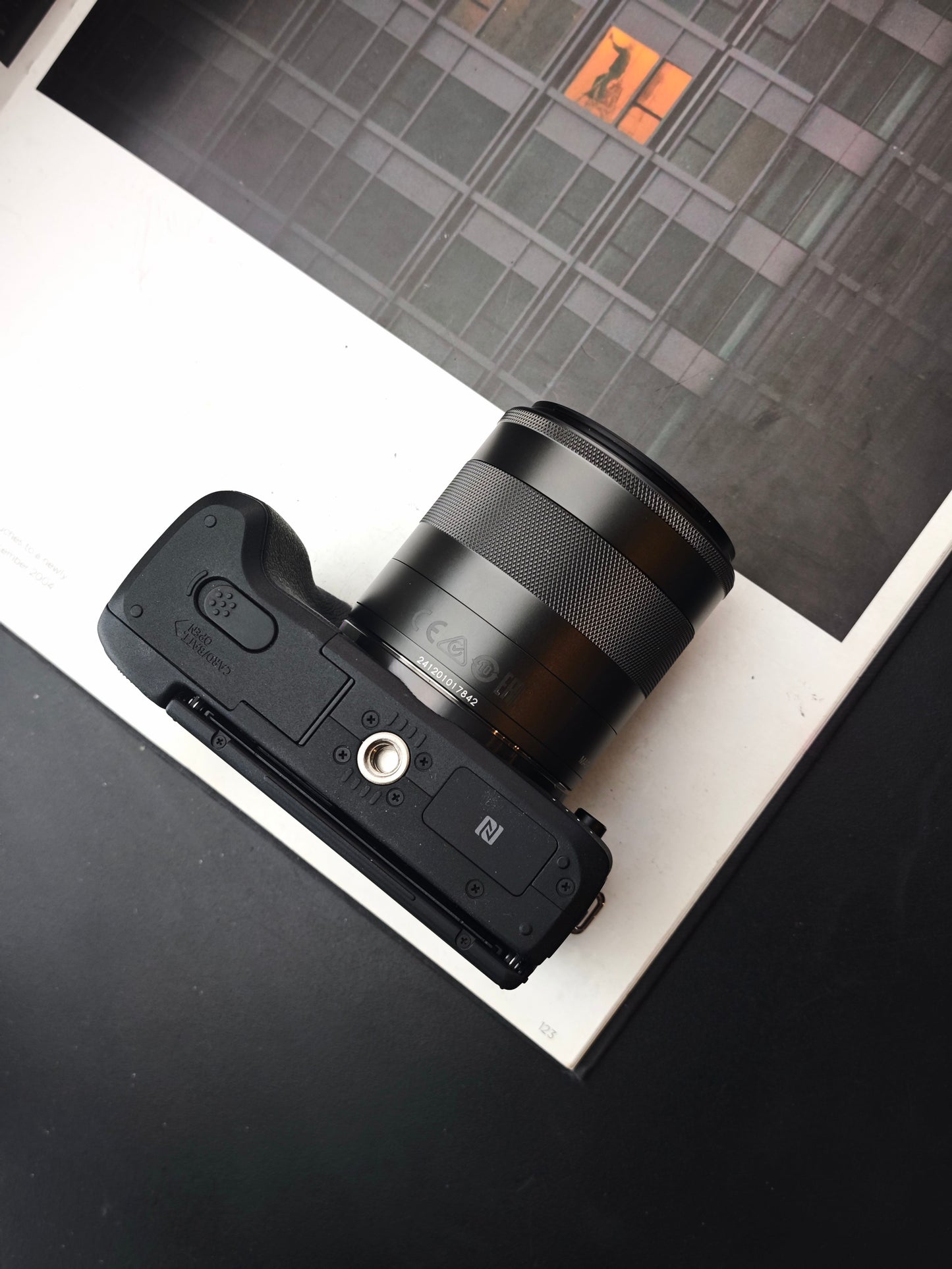Used Canon EOS M3 with Double Zoom EVF Kit Digital Camera (with box)