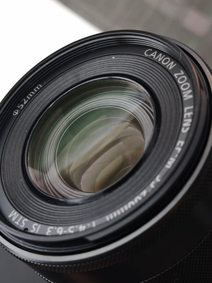 Used Canon EOS M3 with Double Zoom EVF Kit Digital Camera (with box)