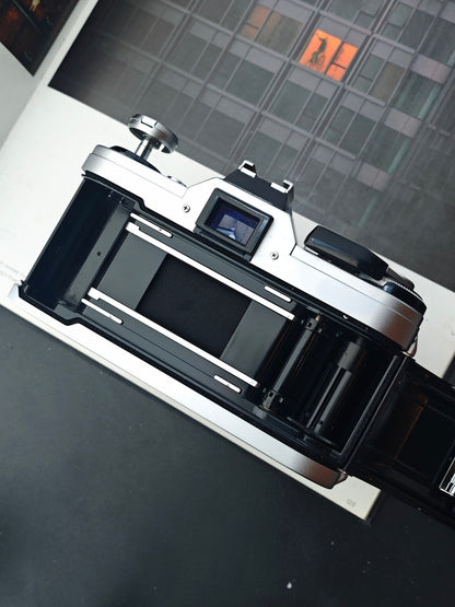 Canon AE-1 silver with Canon Lens FD 50mm F1.4 S.S.C.