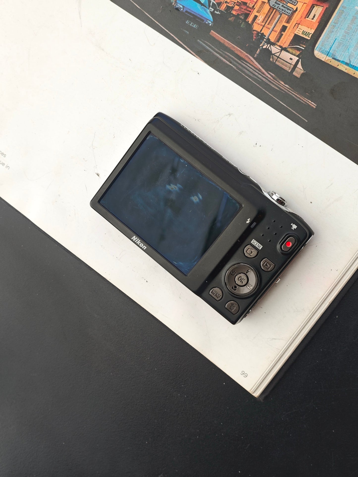 Used Nikon Coolpix S3100 purple Digital Camera