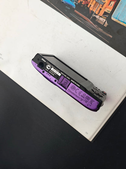 Used Nikon Coolpix S3100 purple Digital Camera