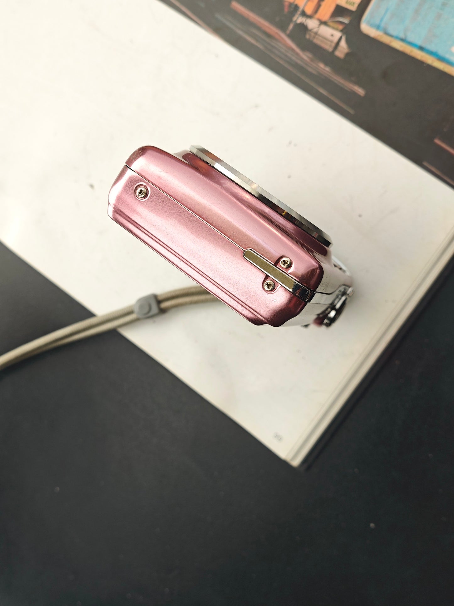 Used Fujifilm FinePix F70 EXR pink Digital Camera [No charger]