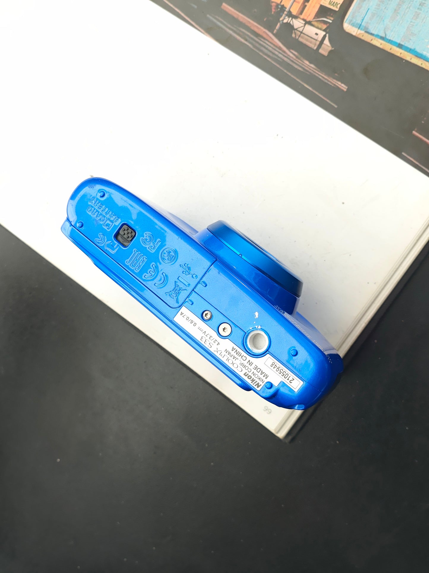 Used Nikon Coolpix S33 navy Digital Camera