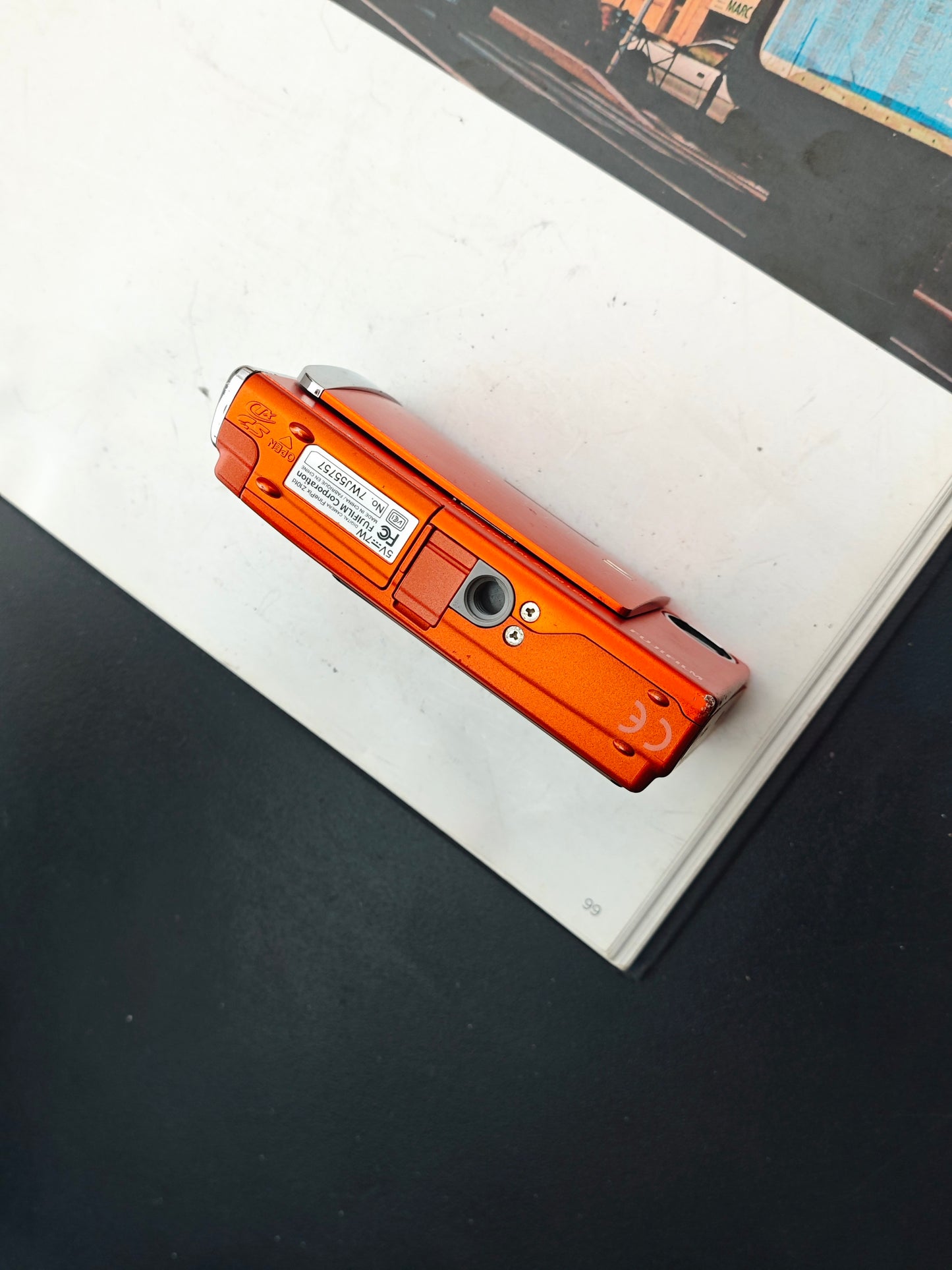 Used FujiFilm FinePix Z10 fd orange Digital Camera