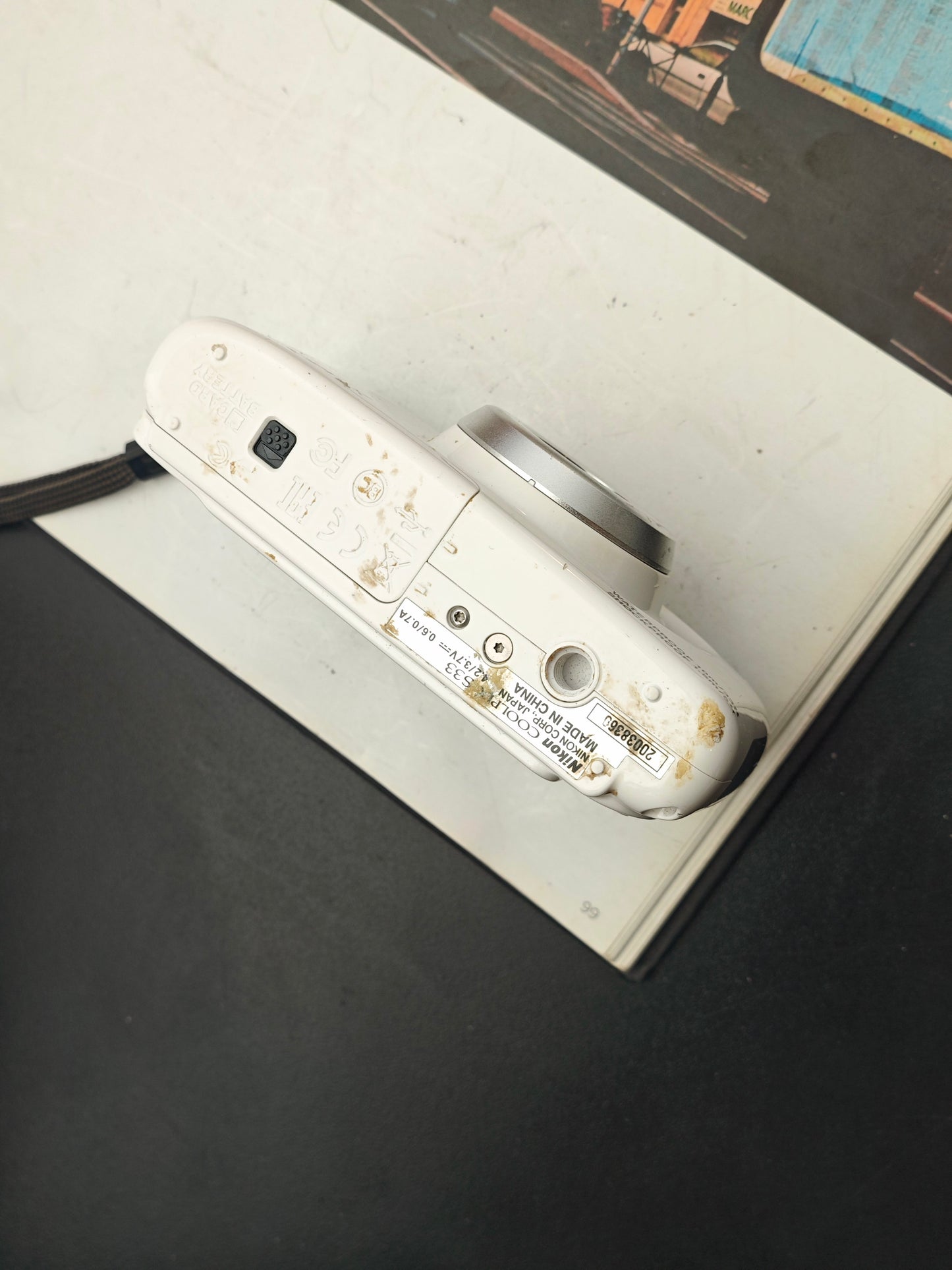 Used Nikon Coolpix S33 white Digital Camera