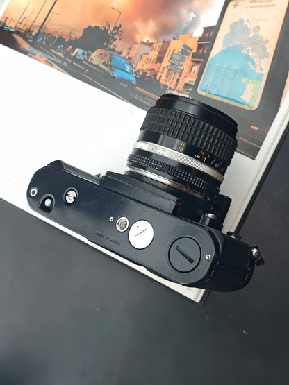 Nikon F3HP with Nikon Nikkor 28mm F2.8 Ai-S