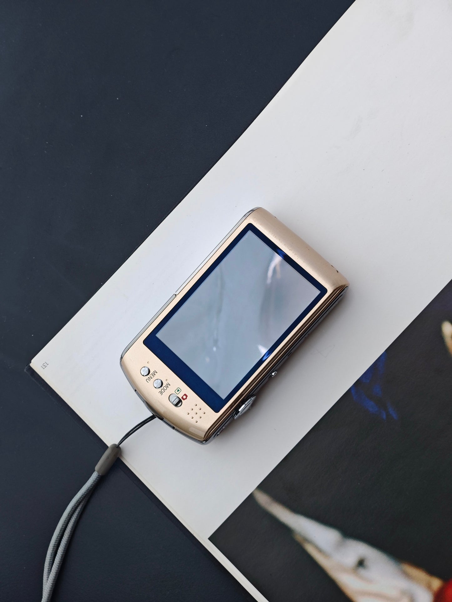 Used Panasonic Lumix DMC-FX70 gold Digital Camera [JPN only, No charger]