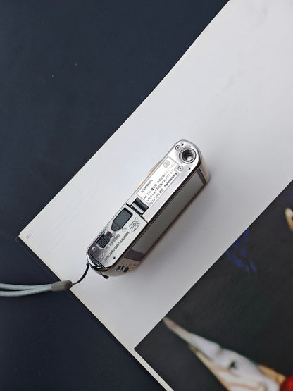 Used Panasonic Lumix DMC-FX70 gold Digital Camera [JPN only, No charger]