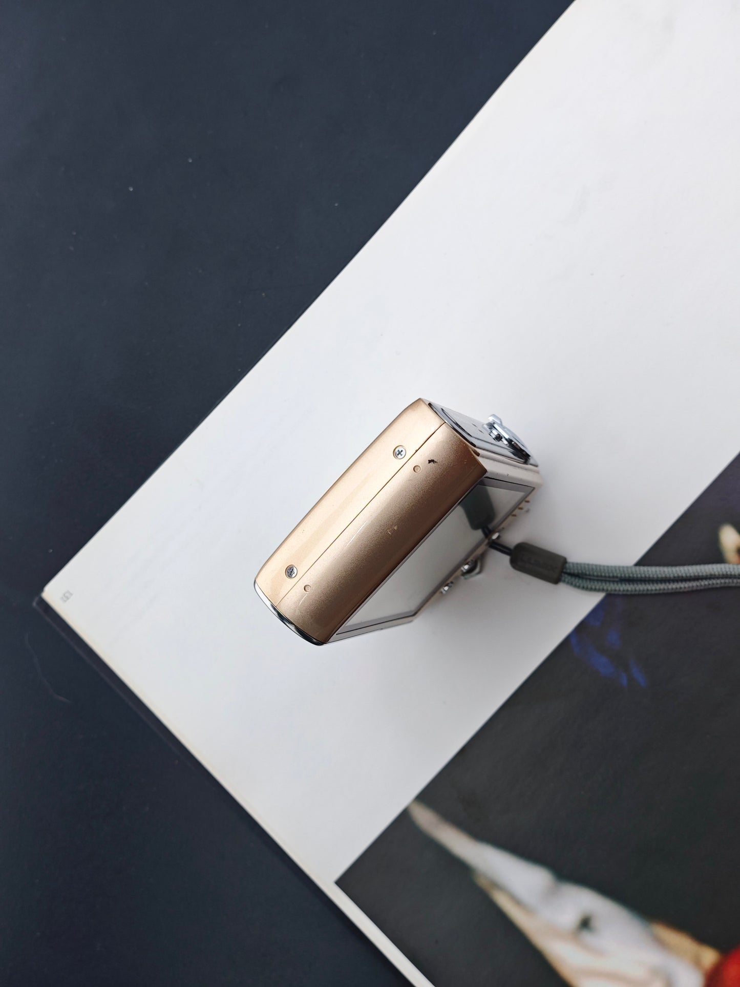 Used Panasonic Lumix DMC-FX70 gold Digital Camera [JPN only, No charger]