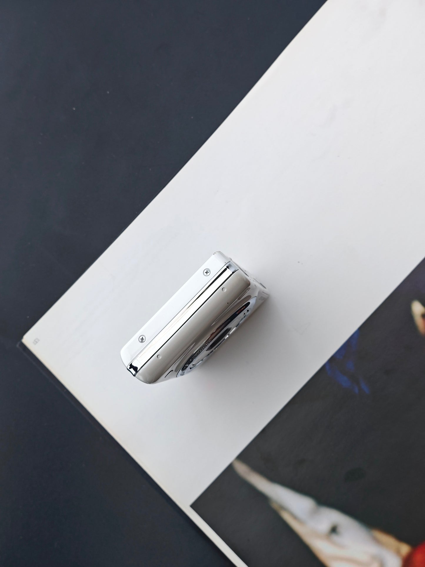 Used Panasonic Lumix DMC-FX77 white Digital Camera [JPN only, No charger]