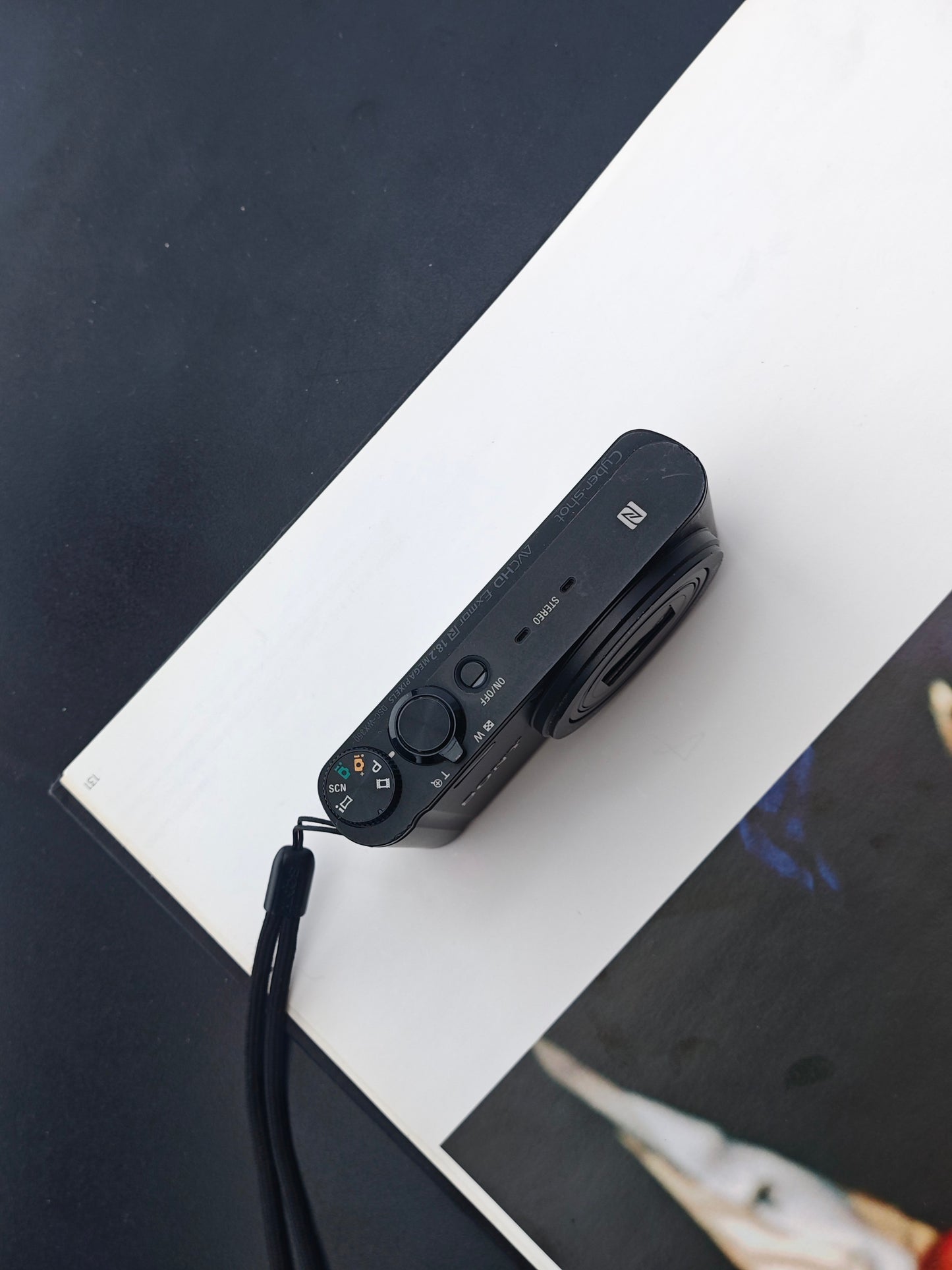 Used Sony Cyber Shot DSC-WX350 black Digital Camera [JPN only, No charger]