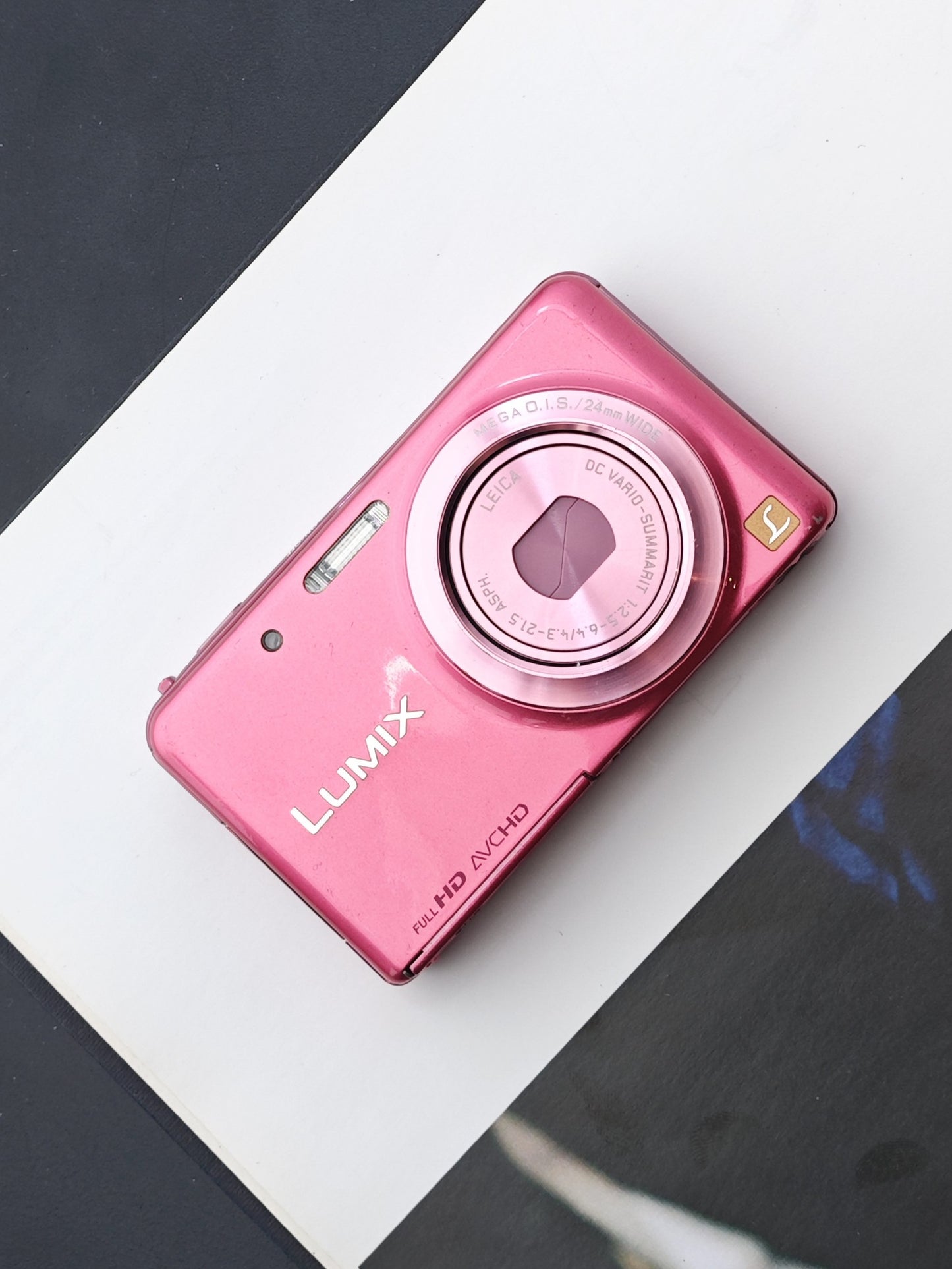 Used Panasonic Lumix DMC-FX80 pink Digital Camera [JPN only, No charger]