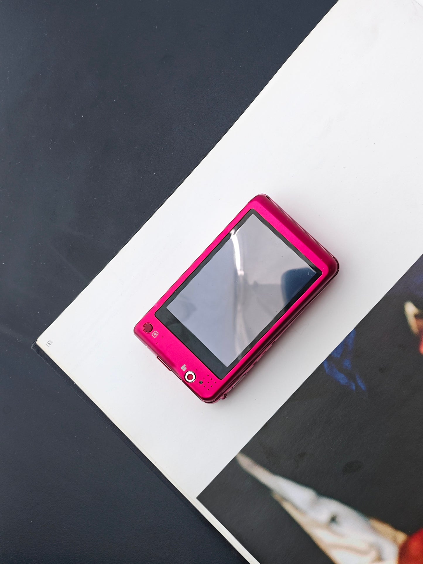 Used Panasonic Lumix DMC-FX80 pink Digital Camera [JPN only, No charger]