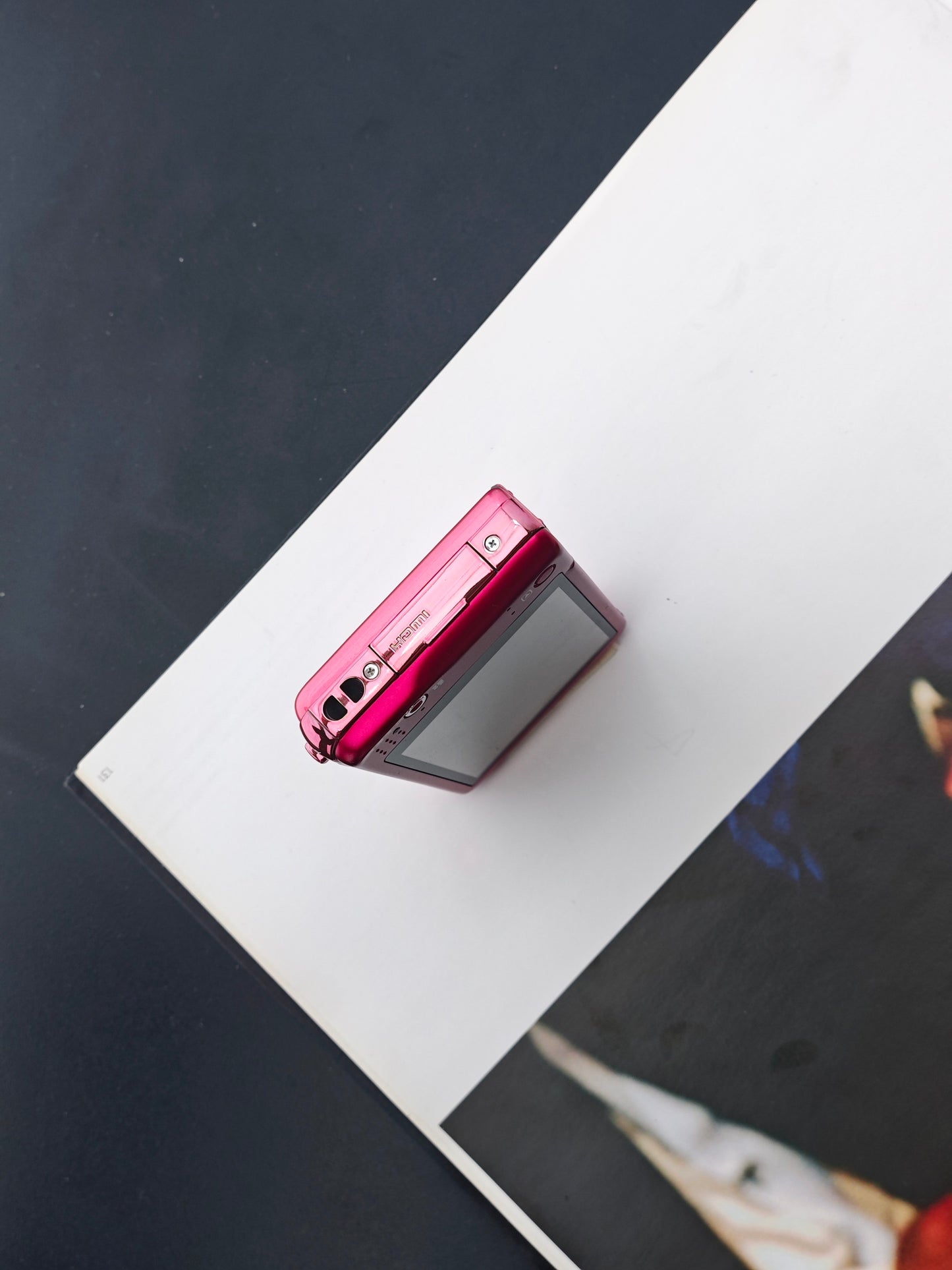 Used Panasonic Lumix DMC-FX80 pink Digital Camera [JPN only, No charger]