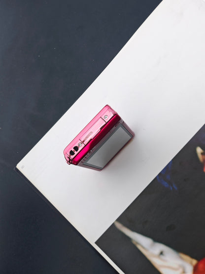 Used Panasonic Lumix DMC-FX80 pink Digital Camera [JPN only, No charger]