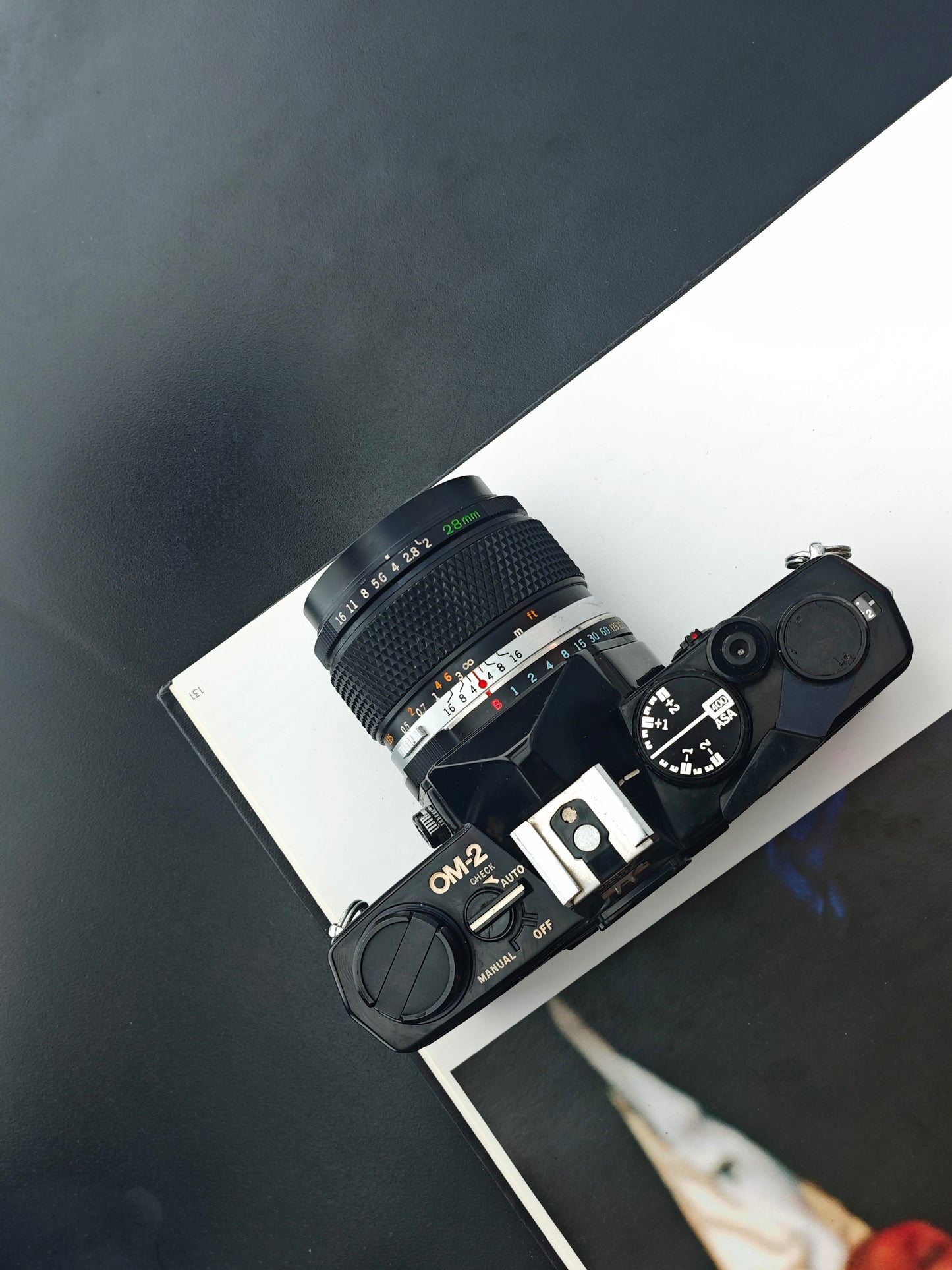 Olympus OM-2 with OM-System Zuiko MC Auto-W 28mm F2