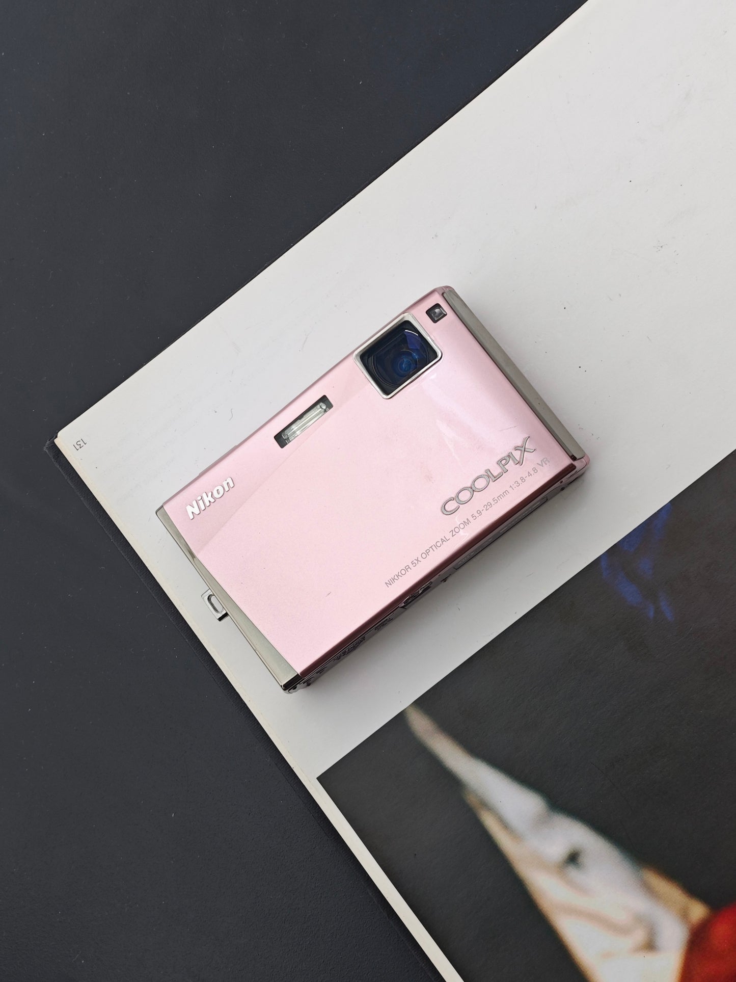 Used Nikon Coolpix S60 pink Digital Camera