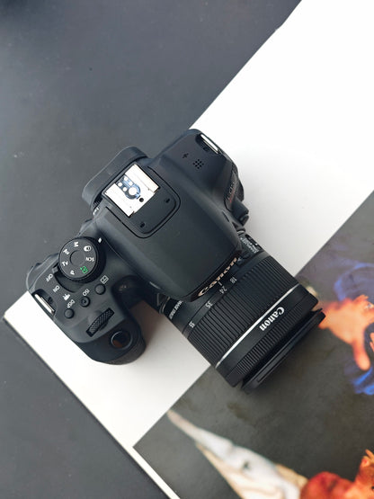 Used Canon EOS Kiss X10i with Double Zoom Kit Digital Camera