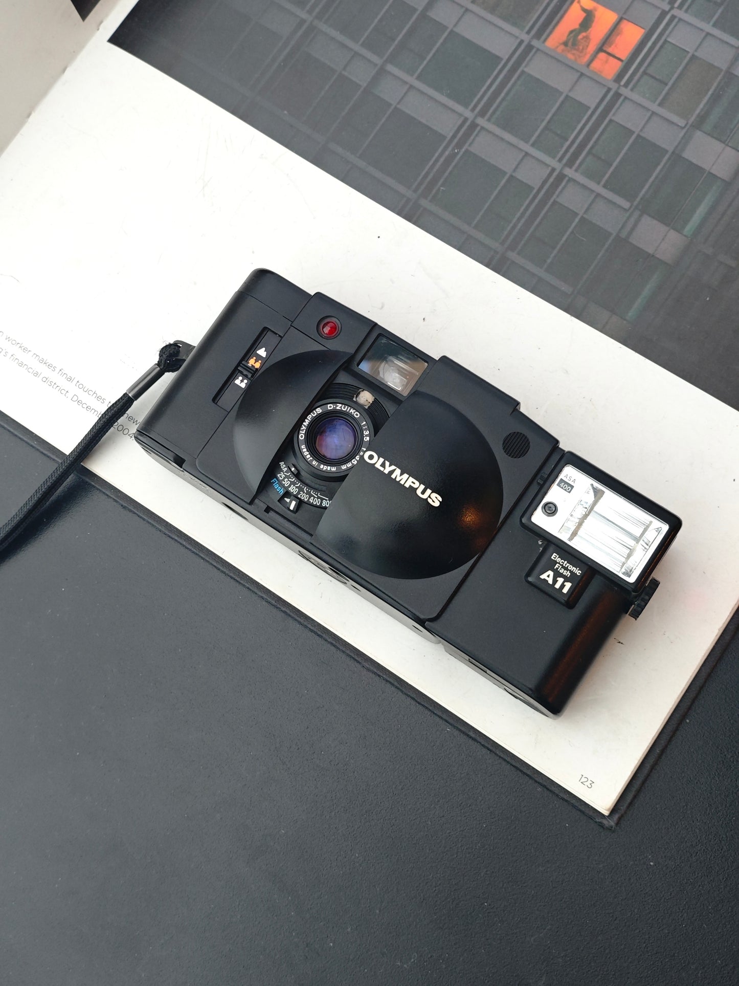 Olympus XA2 with A11 flash