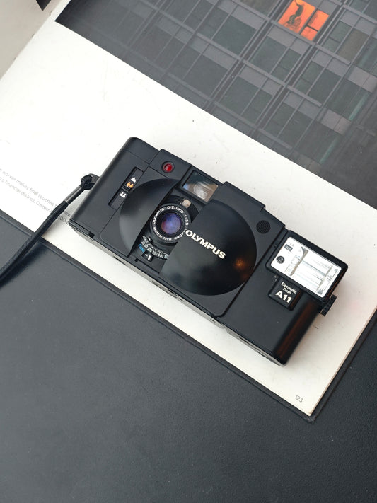 Olympus XA2 with A11 flash