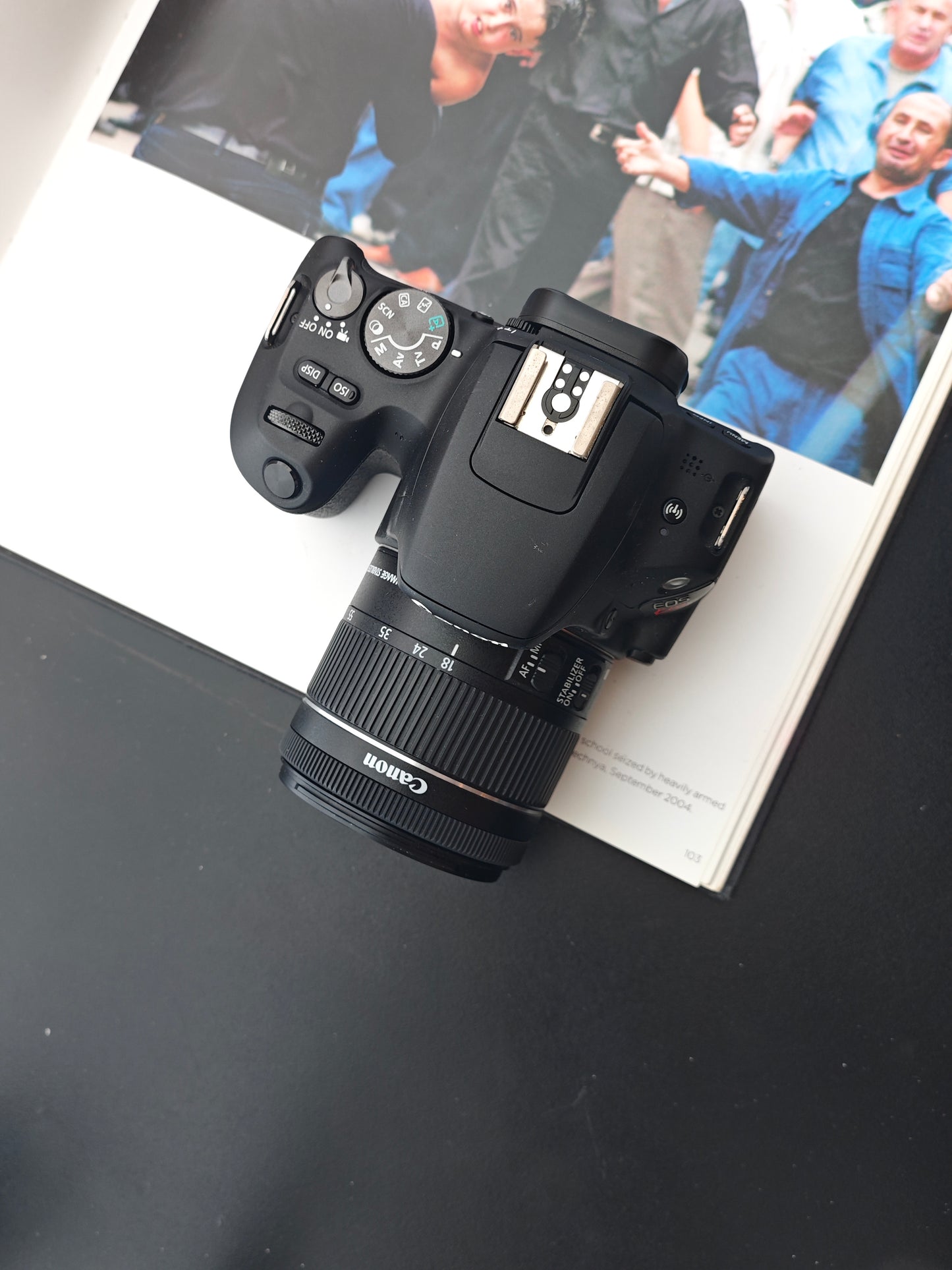 Used Canon EOS Kiss X9 with Double Zoom Kit Digital Camera [No charger]