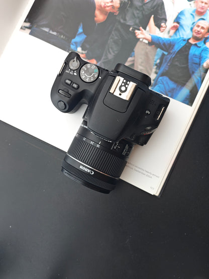 Used Canon EOS Kiss X9 with Double Zoom Kit Digital Camera [No charger]