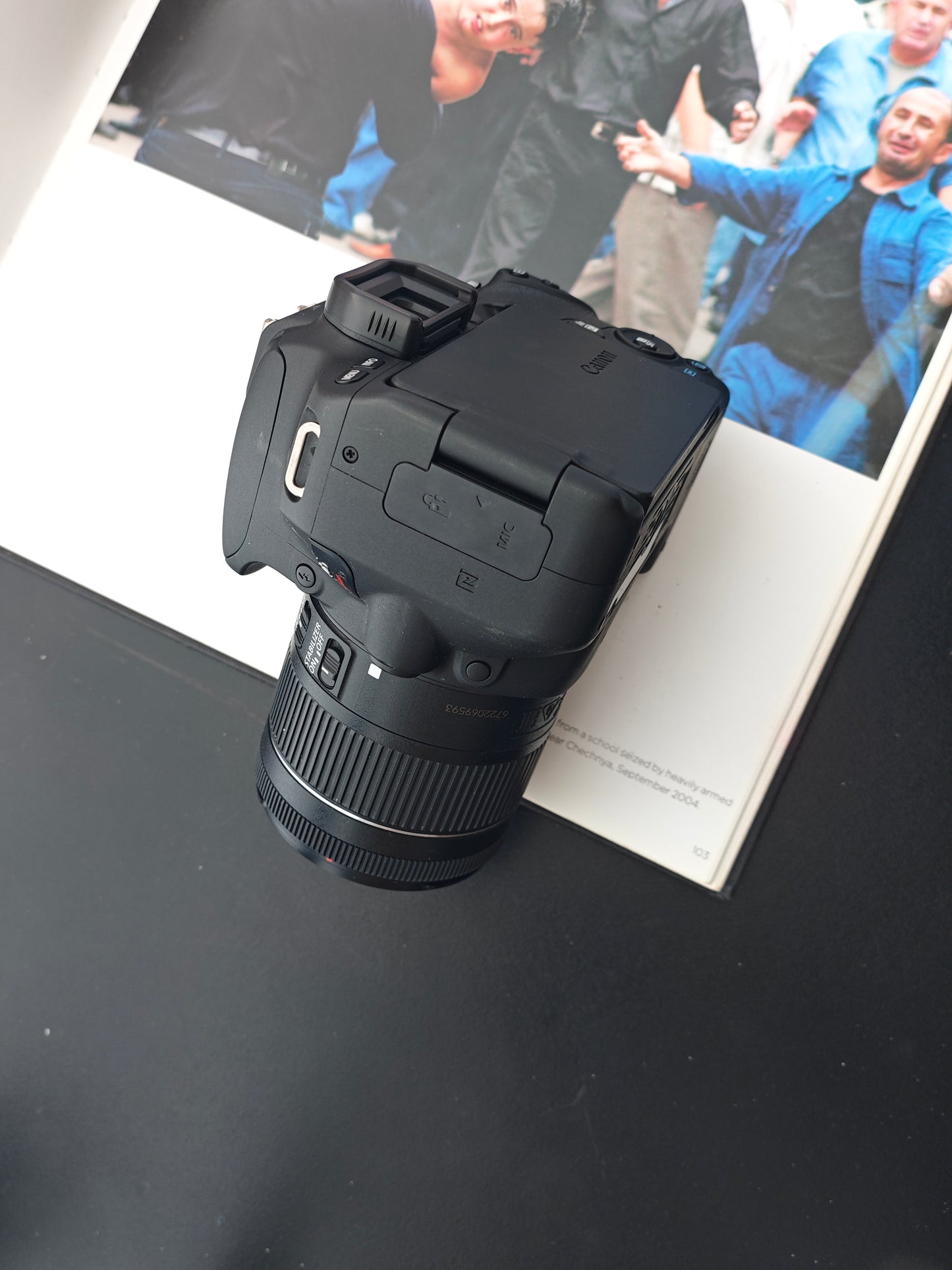 Used Canon EOS Kiss X9 with Double Zoom Kit Digital Camera [No charger]