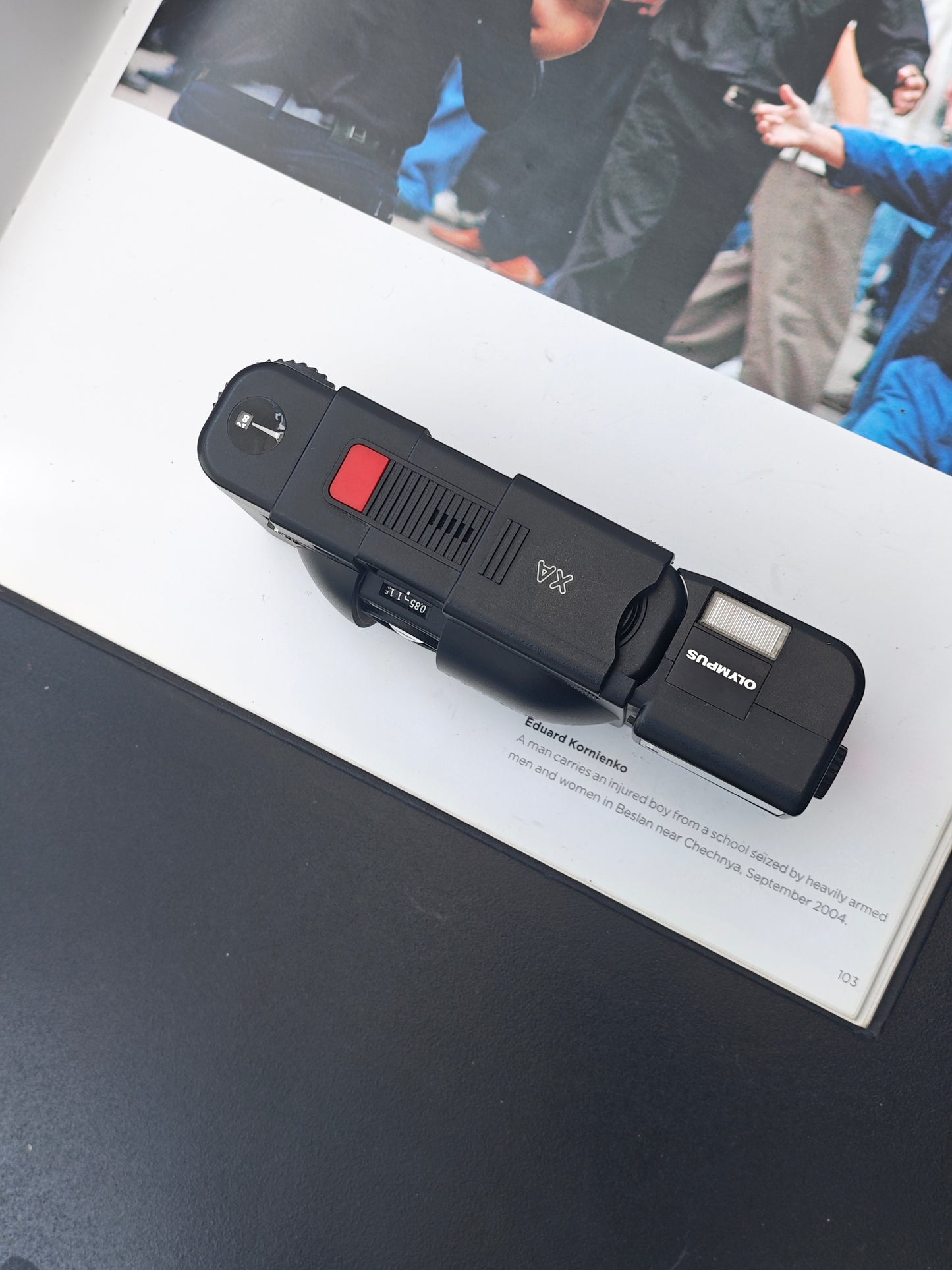 Olympus XA with A11 flash