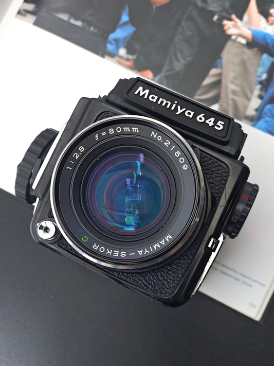 Mamiya M645 with Mamiya-Sekor C 80mm F2.8