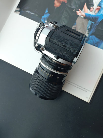 Nikon FE2 silver with Zoom-Nikkor 43-86mm F3.5