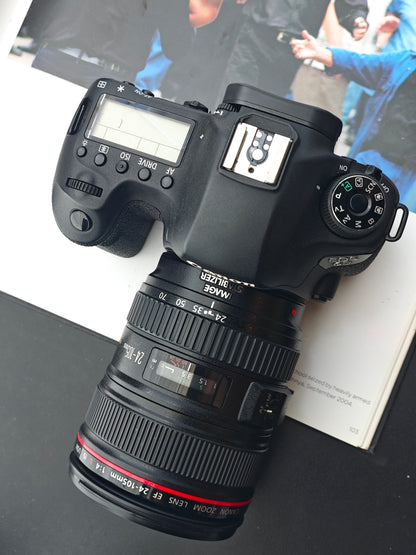 Used Canon EOS 6D with EF 24-105mm F4L USM Digital Camera #181053002509 [No charger]